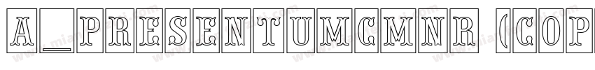 a_PresentumCmNr (COPY 1)字体转换